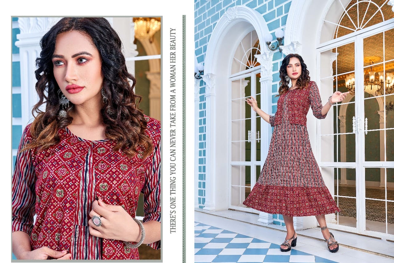 Rangoon Vol 10 By Kinti Anarkali Kurtis Catalog